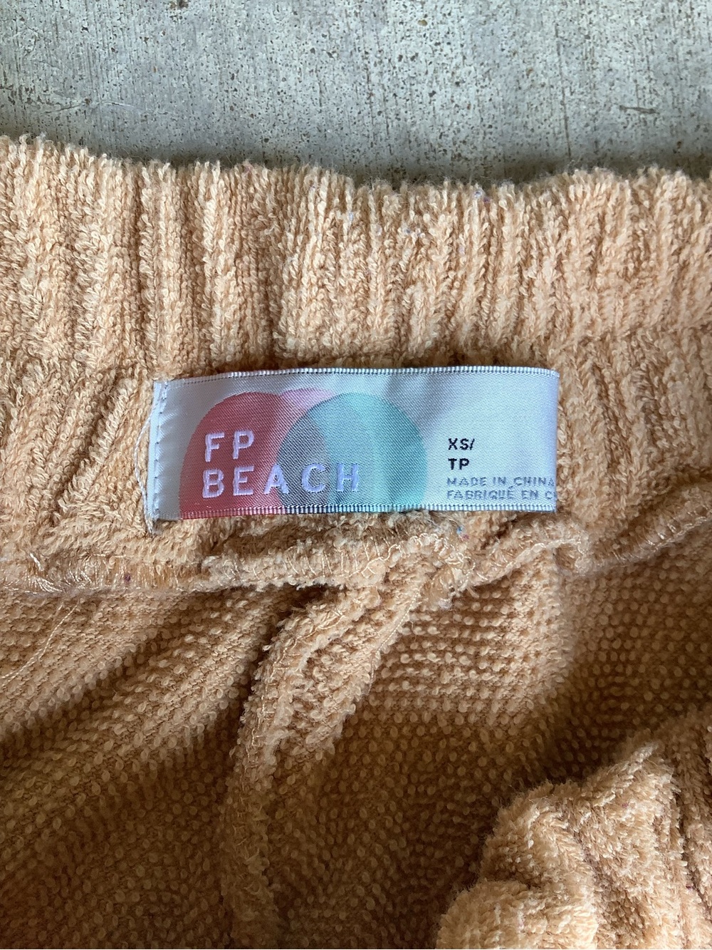Free People Beach cotton Terry cloth Shorts - XS - Picture 3 of 5